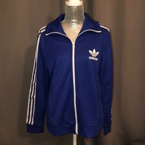 Adidas Striped Blue Jacket